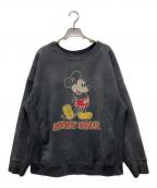 BOWWOWバウワウ）の古着「MICKEY MOUSE SWEATSHIRTS」｜ブラック