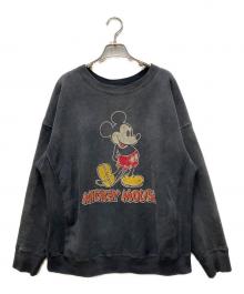 BOWWOW（バウワウ）の古着「MICKEY MOUSE SWEATSHIRTS」｜ブラック