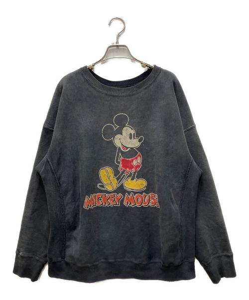 BOWWOW（バウワウ）BOWWOW (バウワウ) MICKEY MOUSE SWEATSHIRTS ブラック サイズ:Mの古着・服飾アイテム