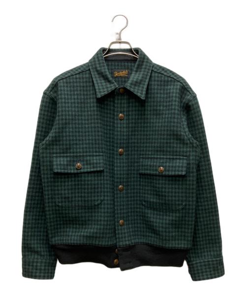 TENDERLOIN（テンダーロイン）TENDERLOIN (テンダーロイン) T-LUMBERJACK JACKET グリーン サイズ:Lの古着・服飾アイテム