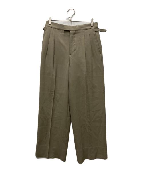 AMI Alexandre Mattiussi（アミアレクサンドルマテュッシ）AMI Alexandre Mattiussi (アミアレクサンドルマテュッシ) large fit pants ベージュ サイズ:38の古着・服飾アイテム