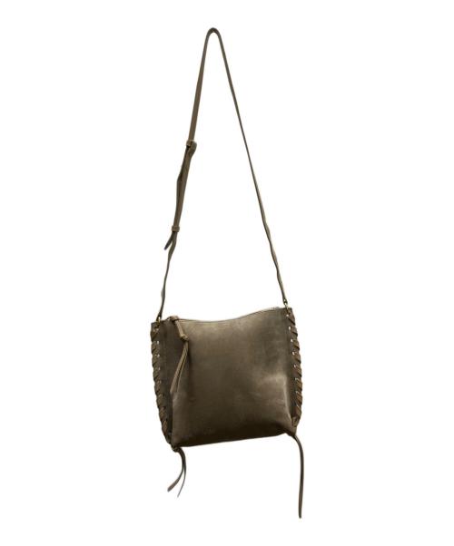 ISABEL MARANT（イザベルマラン）ISABEL MARANT (イザベルマラン) 編込みスエードショルダーバッグ ベージュの古着・服飾アイテム