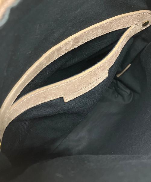 ISABEL MARANT（イザベルマラン）ISABEL MARANT (イザベルマラン) 編込みスエードショルダーバッグ ベージュの古着・服飾アイテム