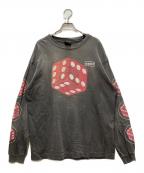 SAINT MICHAELセントマイケル）の古着「DICE L/S TEE」｜ブラック