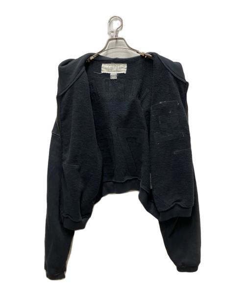 ERL（イーアールエル）ERL (イーアールエル) Varsity Oversized Zip Hoodie ブラック サイズ:XSの古着・服飾アイテム