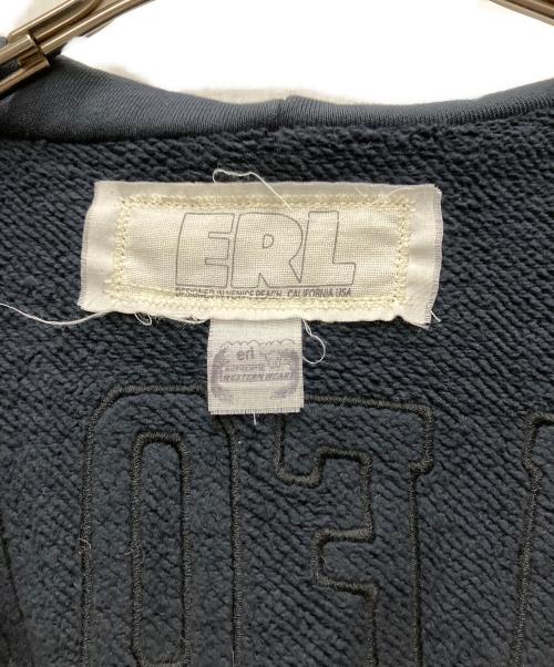 ERL（イーアールエル）ERL (イーアールエル) Varsity Oversized Zip Hoodie ブラック サイズ:XSの古着・服飾アイテム