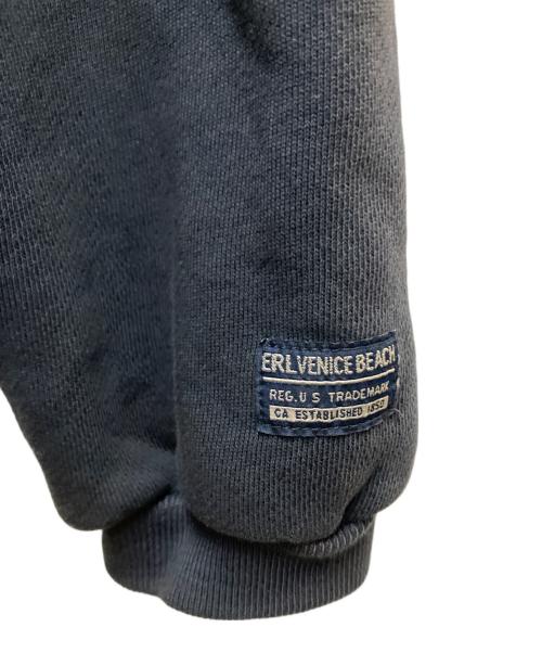 ERL（イーアールエル）ERL (イーアールエル) Varsity Oversized Zip Hoodie ブラック サイズ:XSの古着・服飾アイテム