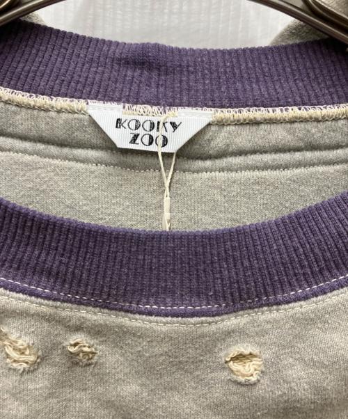 KOOKY ZOO（ク―キーズ―）KOOKY ZOO (ク―キーズ―) JUVENILE D.FACE SWEAT PARK グレー サイズ:1の古着・服飾アイテム