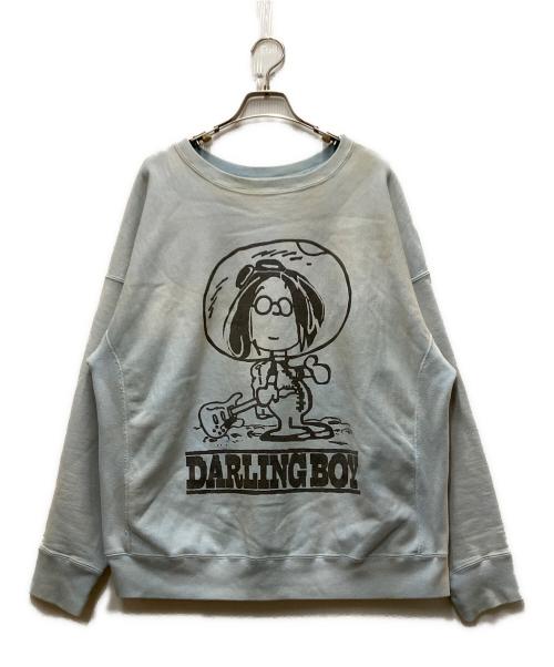 BOWWOW（バウワウ）BOWWOW (バウワウ) DARLING BOY SWEAT SHIRTS ブルー サイズ:Ｌの古着・服飾アイテム