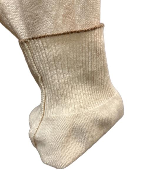 BRUNELLO CUCINELLI（ブルネロクチネリ）BRUNELLO CUCINELLI (ブルネロクチネリ) ハイゲージ ウールカシミヤシルク タートルネックニット ホワイト サイズ:48の古着・服飾アイテム