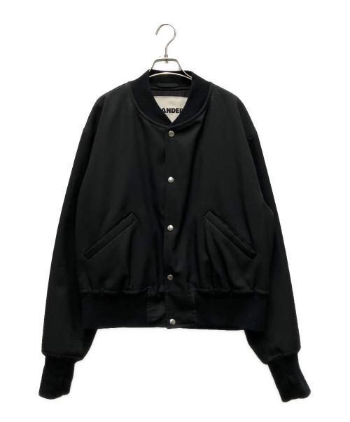 JIL SANDER（ジルサンダー）JIL SANDER (ジルサンダー) ギャバジンツイルボンバージャケット ブラック サイズ:50の古着・服飾アイテム