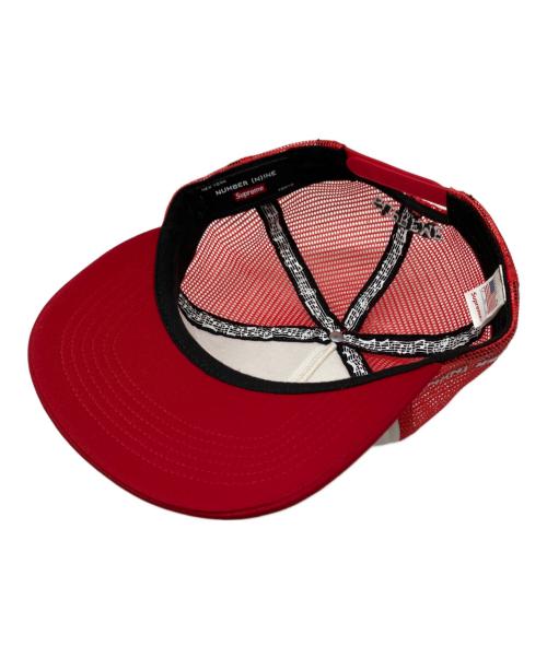 SUPREME（シュプリーム）Supreme (シュプリーム) NUMBER (N)INE (ナンバーナイン) Disney (ディズニー) 25AW Mickey Mesh Back 5-Panel レッド×ホワイトの古着・服飾アイテム