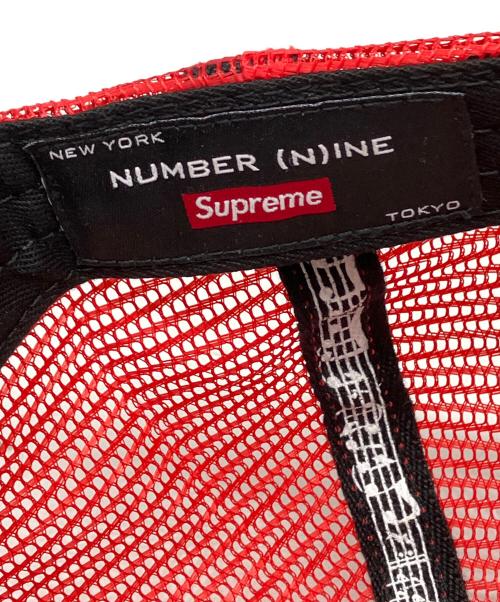 SUPREME（シュプリーム）Supreme (シュプリーム) NUMBER (N)INE (ナンバーナイン) Disney (ディズニー) 25AW Mickey Mesh Back 5-Panel レッド×ホワイトの古着・服飾アイテム