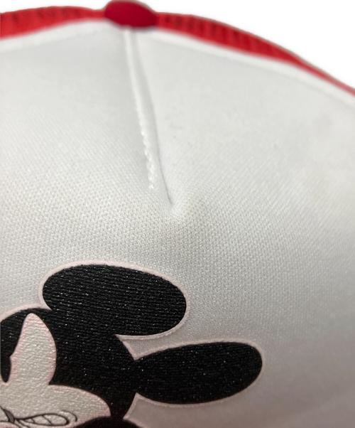 SUPREME（シュプリーム）Supreme (シュプリーム) NUMBER (N)INE (ナンバーナイン) Disney (ディズニー) 25AW Mickey Mesh Back 5-Panel レッド×ホワイトの古着・服飾アイテム