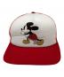 中古・古着 Supreme (シュプリーム) NUMBER (N)INE (ナンバーナイン) Disney (ディズニー) 25AW Mickey Mesh Back 5-Panel レッド×ホワイト：12000円