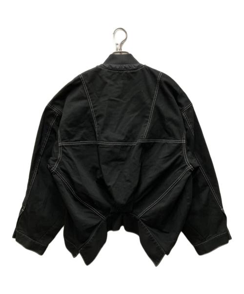 UN3D.（アンスリード）UN3D. (アンスリード) MA－1 DOCKING DENIM JACKET ブラック サイズ:38の古着・服飾アイテム