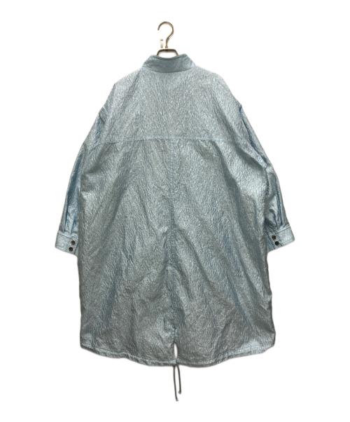 MAISON SPECIAL（メゾンスペシャル）MAISON SPECIAL (メゾンスペシャル) 2wayジャガードモッズコート ブルー サイズ:FREEの古着・服飾アイテム