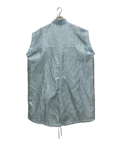 MAISON SPECIAL（メゾンスペシャル）MAISON SPECIAL (メゾンスペシャル) 2wayジャガードモッズコート ブルー サイズ:FREEの古着・服飾アイテム