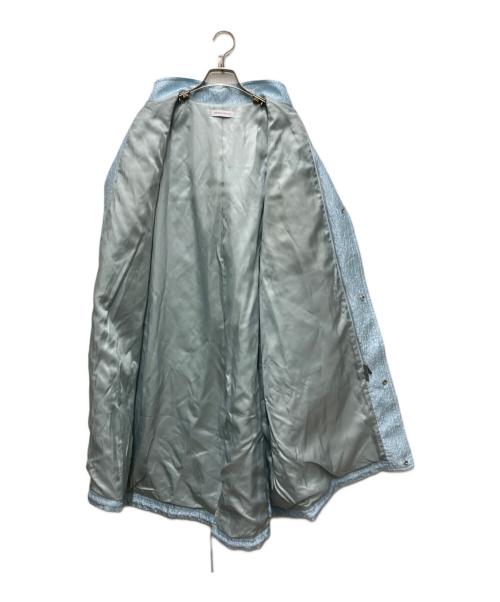 MAISON SPECIAL（メゾンスペシャル）MAISON SPECIAL (メゾンスペシャル) 2wayジャガードモッズコート ブルー サイズ:FREEの古着・服飾アイテム