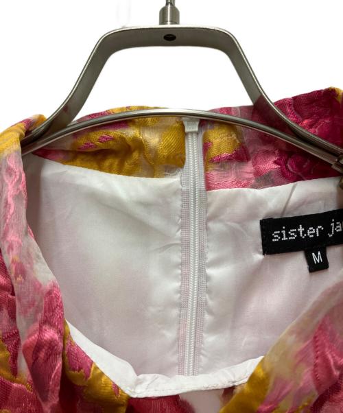 Sister Jane（シスタージェーン）Sister Jane (シスタージェーン) ジャガードボウタイワンピース ピンク サイズ:Mの古着・服飾アイテム