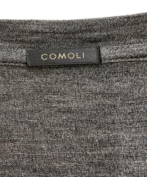 COMOLI（コモリ）COMOLI (コモリ) サマーウール 長袖クルー グレー サイズ:4の古着・服飾アイテム