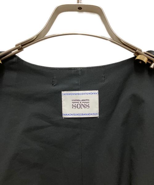 UNITED ARROWS & SONS（ユナイテッドアローズ＆サンズ）UNITED ARROWS & SONS (ユナイテッドアローズ＆サンズ) TFT DS CREW JACKET ブラック サイズ:Lの古着・服飾アイテム