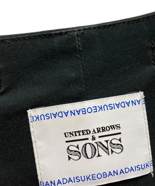UNITED ARROWS & SONS（ユナイテッドアローズ＆サンズ）UNITED ARROWS & SONS (ユナイテッドアローズ＆サンズ) TFT DS CREW JACKET ブラック サイズ:Lの古着・服飾アイテム