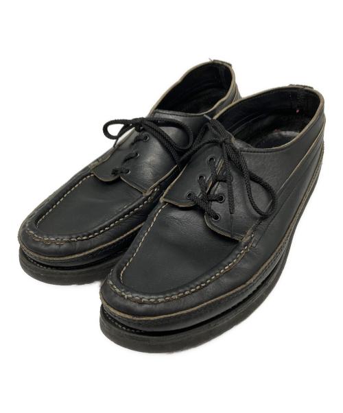 RUSSELL MOCCASIN（ラッセルモカシン）RUSSELL MOCCASIN (ラッセルモカシン) Oneidaダブルモカシンデッキシューズ ブラック サイズ:9の古着・服飾アイテム