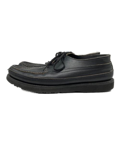 RUSSELL MOCCASIN（ラッセルモカシン）RUSSELL MOCCASIN (ラッセルモカシン) Oneidaダブルモカシンデッキシューズ ブラック サイズ:9の古着・服飾アイテム