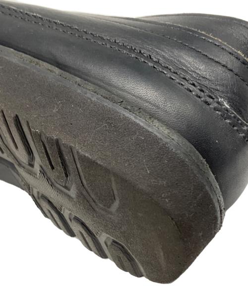 RUSSELL MOCCASIN（ラッセルモカシン）RUSSELL MOCCASIN (ラッセルモカシン) Oneidaダブルモカシンデッキシューズ ブラック サイズ:9の古着・服飾アイテム