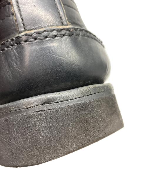 RUSSELL MOCCASIN（ラッセルモカシン）RUSSELL MOCCASIN (ラッセルモカシン) Oneidaダブルモカシンデッキシューズ ブラック サイズ:9の古着・服飾アイテム