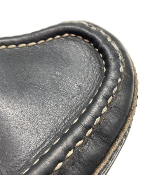 RUSSELL MOCCASIN（ラッセルモカシン）RUSSELL MOCCASIN (ラッセルモカシン) Oneidaダブルモカシンデッキシューズ ブラック サイズ:9の古着・服飾アイテム