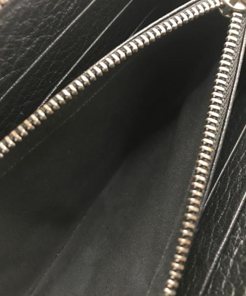 Maison Margiela（メゾンマルジェラ）Maison Margiela (メゾンマルジェラ) 4ステッチラウンドファスナーウォレット ブラックの古着・服飾アイテム