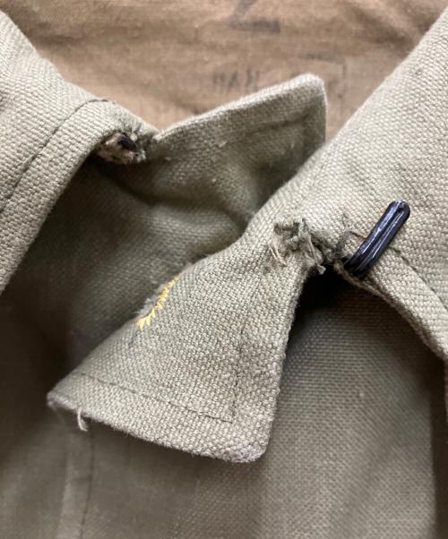 French Army（フランス軍）French Army (フランス軍) モーターサイクルコート グリーン サイズ:2の古着・服飾アイテム
