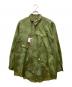 COMME des GARCONS HOMME PLUS（コムデギャルソンオムプリュス）の古着「25AW アシンメトリー捻じれポリシャツ」｜グリーン