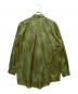 COMME des GARCONS HOMME PLUS (コムデギャルソンオムプリュス) 25AW アシンメトリー捻じれポリシャツ グリーン サイズ:L：35000円
