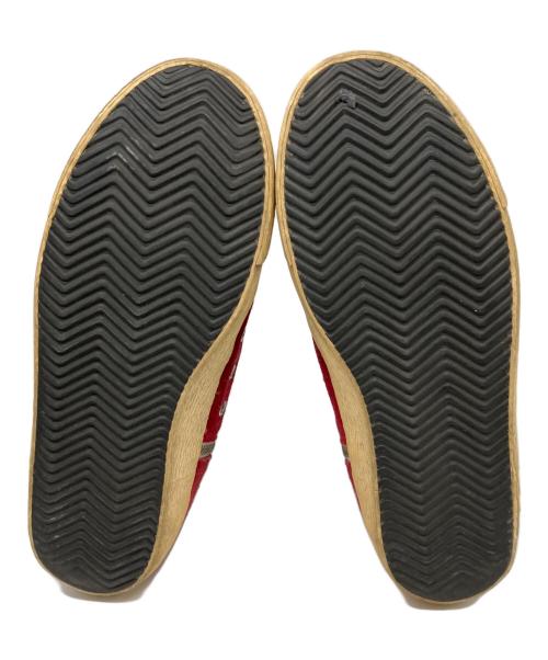GOLDEN GOOSE（ゴールデングース）GOLDEN GOOSE (ゴールデングース) FRANCY 加工ハイカットスニーカー レッド サイズ:42の古着・服飾アイテム