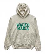 WACKO MARIA×Championワコマリア×チャンピオン）の古着「リバースウィーブロゴパーカー」｜グレー