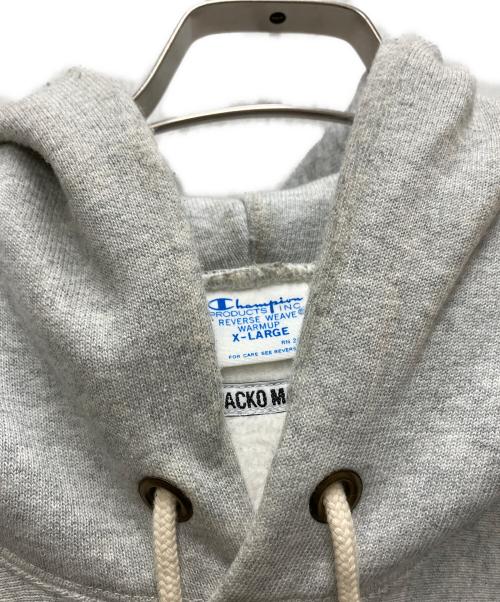 WACKO MARIA（ワコマリア）WACKO MARIA (ワコマリア) Champion (チャンピオン) リバースウィーブロゴパーカー グレー サイズ:XLの古着・服飾アイテム