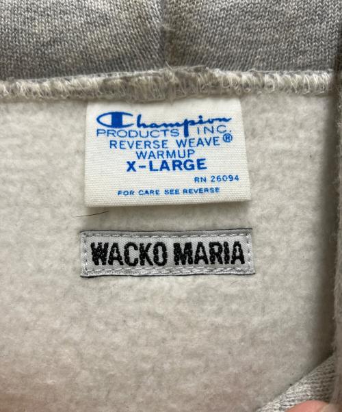 WACKO MARIA（ワコマリア）WACKO MARIA (ワコマリア) Champion (チャンピオン) リバースウィーブロゴパーカー グレー サイズ:XLの古着・服飾アイテム
