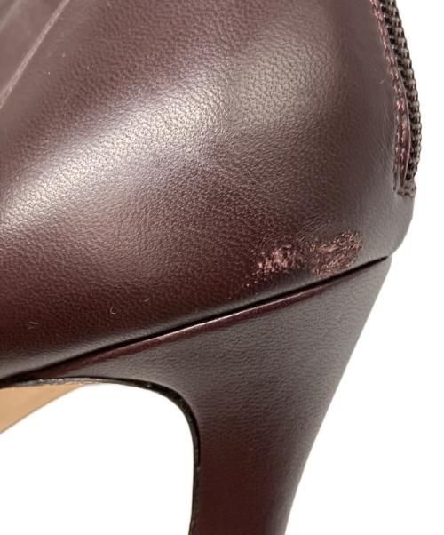 CELINE（セリーヌ）CELINE (セリーヌ) レースアップレザーブーツ ブラウン サイズ:36.5の古着・服飾アイテム