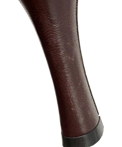 CELINE（セリーヌ）CELINE (セリーヌ) レースアップレザーブーツ ブラウン サイズ:36.5の古着・服飾アイテム