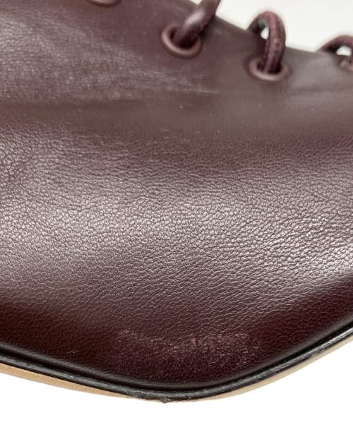 CELINE（セリーヌ）CELINE (セリーヌ) レースアップレザーブーツ ブラウン サイズ:36.5の古着・服飾アイテム