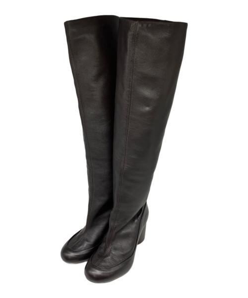 LEMAIRE（ルメール）LEMAIRE (ルメール) レザーロングブーツ ブラウン サイズ:36の古着・服飾アイテム