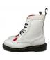 Dr.Martens (ドクターマーチン) BENTLEY II HRT BROGUE 8-EYE BOOT W/HEART ホワイト サイズ:US7：10000円