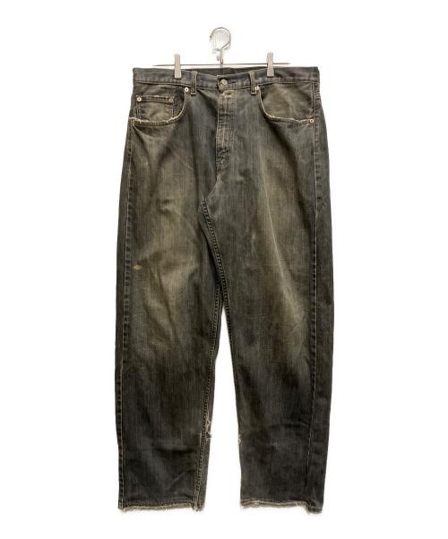 LEVI'S（リーバイス）LEVI'S (リーバイス) 569先染めブラックデニムパンツ ブラック サイズ:不明の古着・服飾アイテム