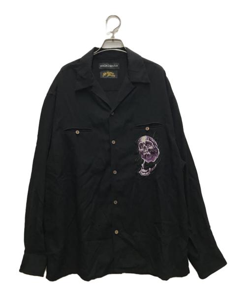 WACKO MARIA（ワコマリア）WACKO MARIA (ワコマリア) 56TATOO STUDIO 50'S SHIRT L/S ブラック サイズ:XLの古着・服飾アイテム