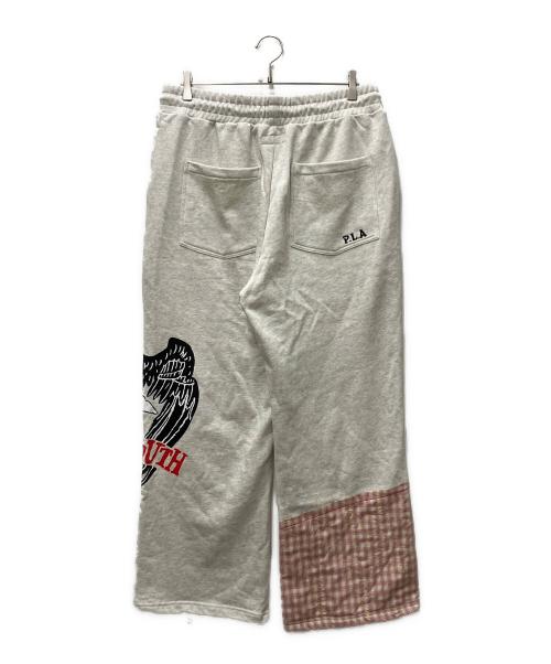plateau（プラトー）PLATEAU (プラトー) Wasted Youth (ウェイステッドユース) P.L.A.W.Y Sweat Pants グレー サイズ:3の古着・服飾アイテム