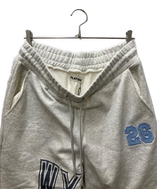 plateau（プラトー）PLATEAU (プラトー) Wasted Youth (ウェイステッドユース) P.L.A.W.Y Sweat Pants グレー サイズ:3の古着・服飾アイテム