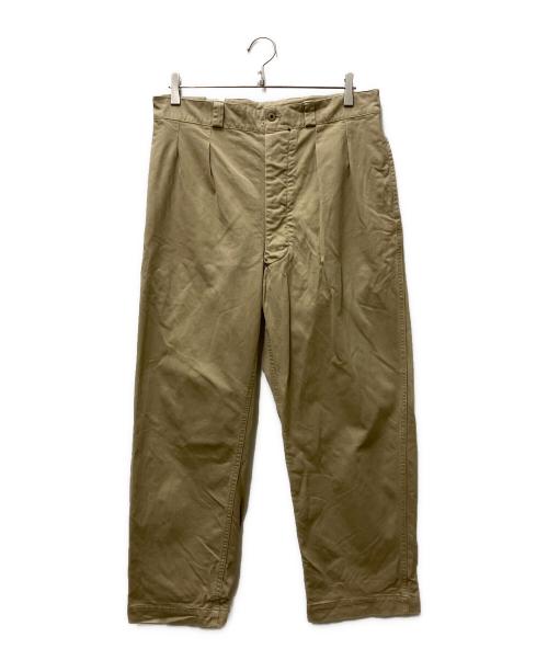 French Army（フランス軍）French Army (フランス軍) M-52 チノトラウザーズ ベージュ サイズ:25の古着・服飾アイテム